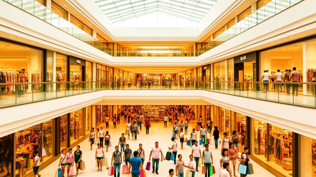 Où se trouve exactement le centre commercial des 4 Pavillons