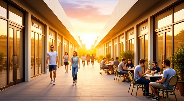 Centre commercial Bay 1 Loisirs à Torcy : shopping en plein air, restos et cinéma sans prise de tête